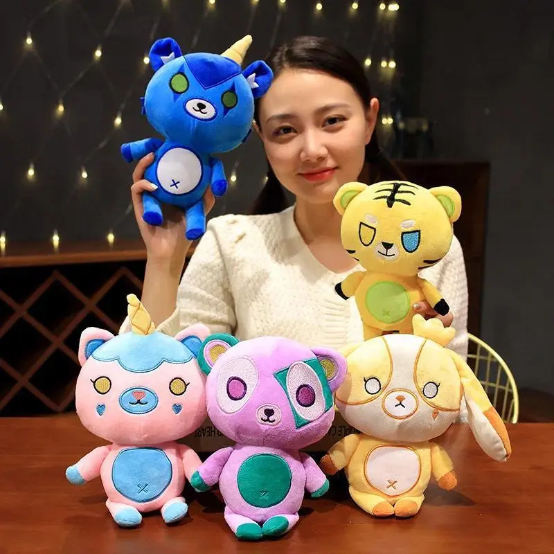 25cm Itsfunnehed Plush Toy - Itsthekrew Merch Unisex Teddy Bear Cartoon Stuffed Animal Soft Doll for Kids, Soft Plushie Dolls