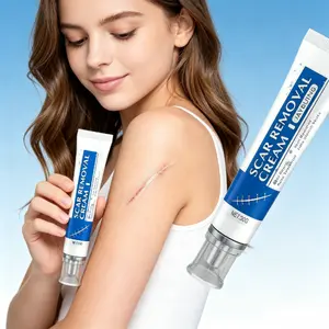 Skin Repair Scar Cream, Mild Formula for Surgical Scars, Stretch Marks, Acne Scars & Blemishes, Helps Reduce the Look of Scars for a More Even Complexion, 30g