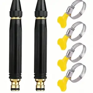 High Pressure Hose Nozzle Sprayer – Portable Adjustable Water Spray Gun for Car Washing, Garden Watering & Pet Bathing, Durable Leakproof Cleaning Wand for Patio, Lawn & Outdoor Use