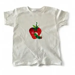 The Very Hungry Caterpillar Y2K Baby Tee, Retro 2000s Cartoon Graphic Unisex Shirt