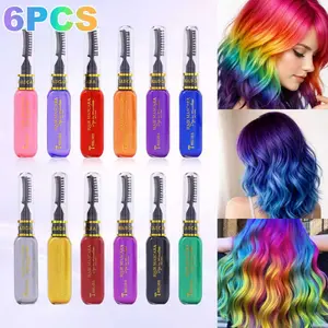 Instant Hair Color Comb - Non-Toxic Water-Washable Quick Dry Vibrant Temporary Color for Fashion Enthusiasts - Haircare