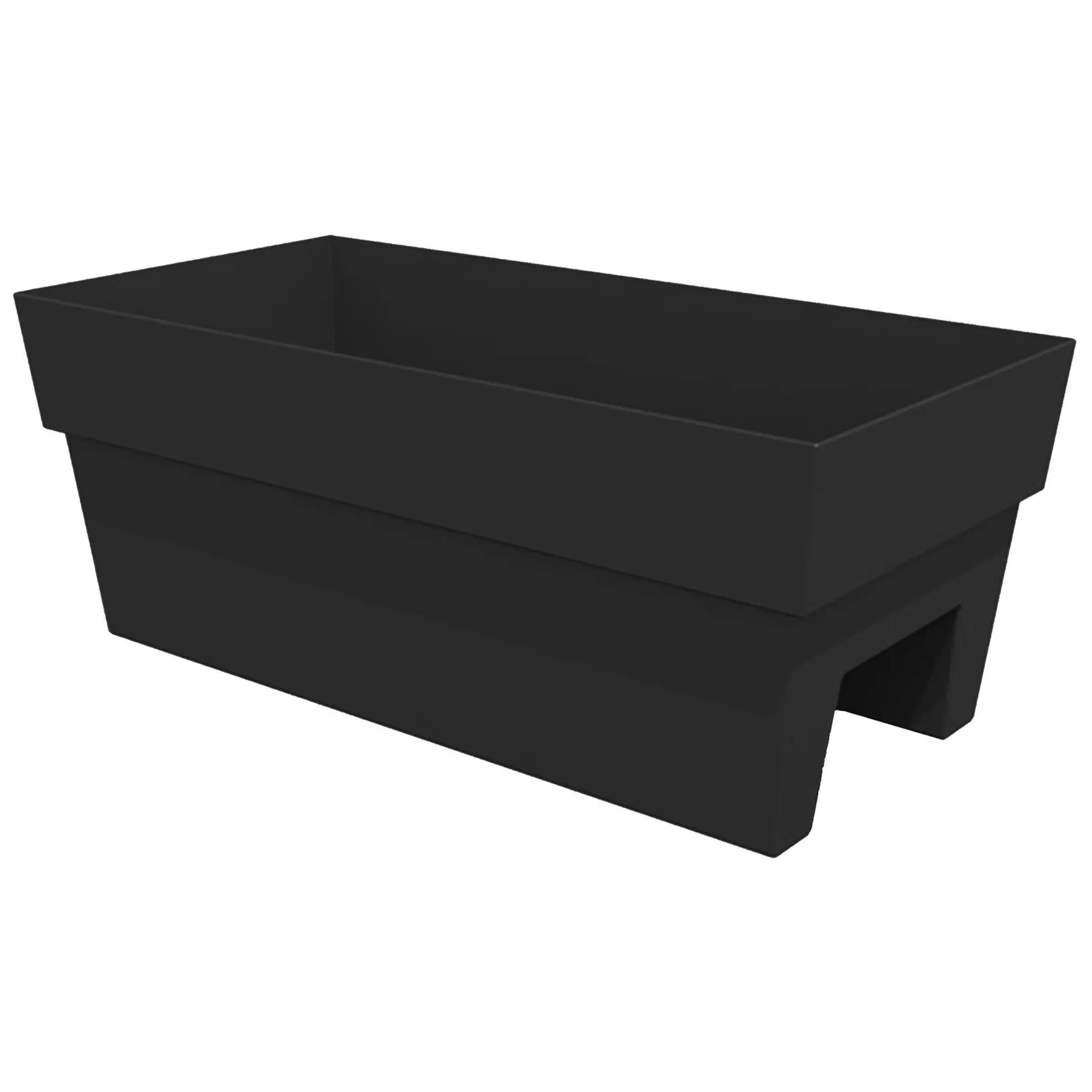 Bloem Finley Deck Rail Rectangle Planter: 24" Bloem Finley Deck Rail Rectangle Planter: 24"
