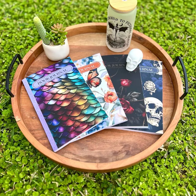 Booktok Book Journal for Book Lovers & Avid Readers - Minimalist Design with over 140 Pages Green Non-Customized  Book Accessories