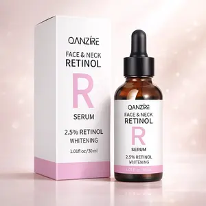 Retinol Brightening Serum, Face Neck Dual Effect Care, Improves Dark Spots Fine Lines, Firming Elasticity, Deep Repair, 30ML