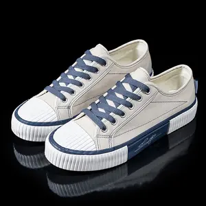 Women's Fashion Sneakers Low Top Shoes Lace-up Canvas Sneakers Rubber Sole Flat Sports Footwear