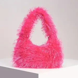 Fuzzy Hand Bag