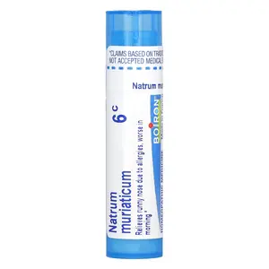 Boiron Natrum Muriaticum 6C, Allergy Relief, 80 Pellets | HSA/FSA Eligible