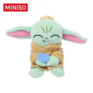 MINISO Star Wars Series Grogu Plush Keychain – Cute Baby Yoda Pendant, Soft Collectible Charm, Perfect Gift for Star Wars Fans, Adorable Bag Accessory!
