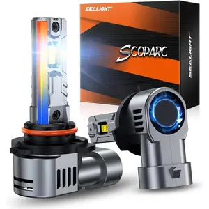 2017 Dodge Durango 9005/HB3 70W 6500K White IP68 LED Headlight Bulbs 2PCS SEALIGHT S2S