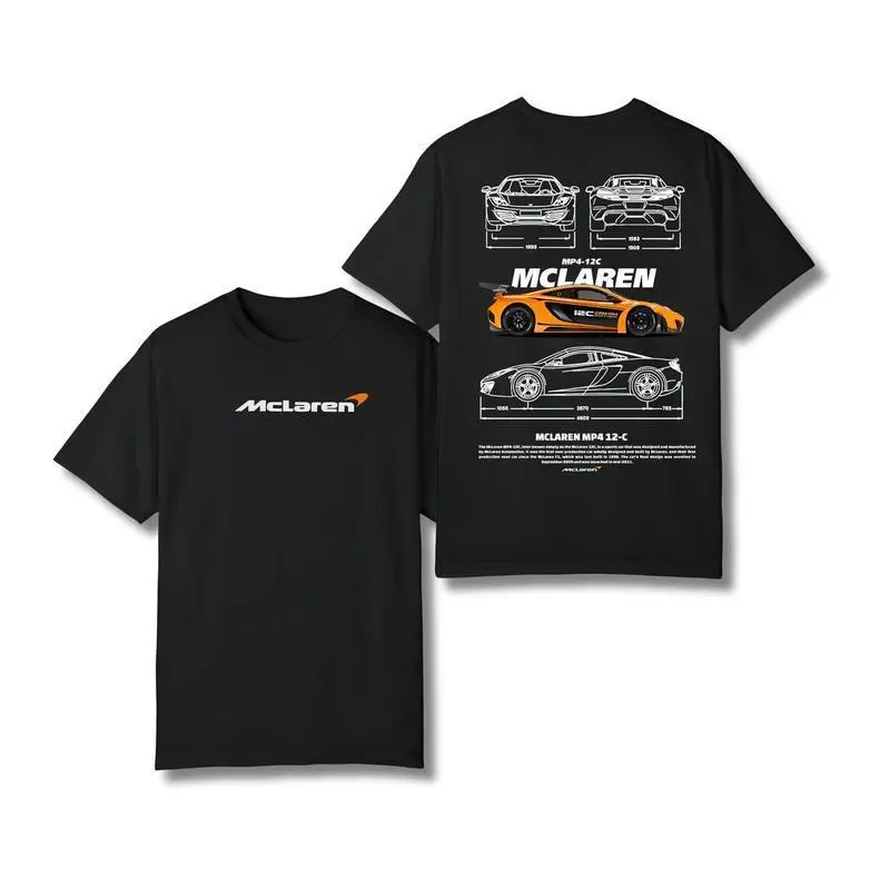 #McLaren MP4-12C T-Shirt, Orange Supercar Tee, Car Enthusiast Top, Unisex Streetwear Apparel, Classic Automotive Fan Gift Sweatshirt, Hoodie, Comfort Colors
