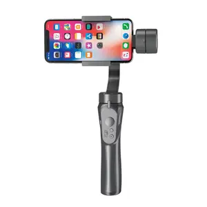 Compatible with Apple, Handheld Phone Gimbal Stabilizer 3-Axis PTZ Tripod Anti-Shake for Smartphone Vlog
