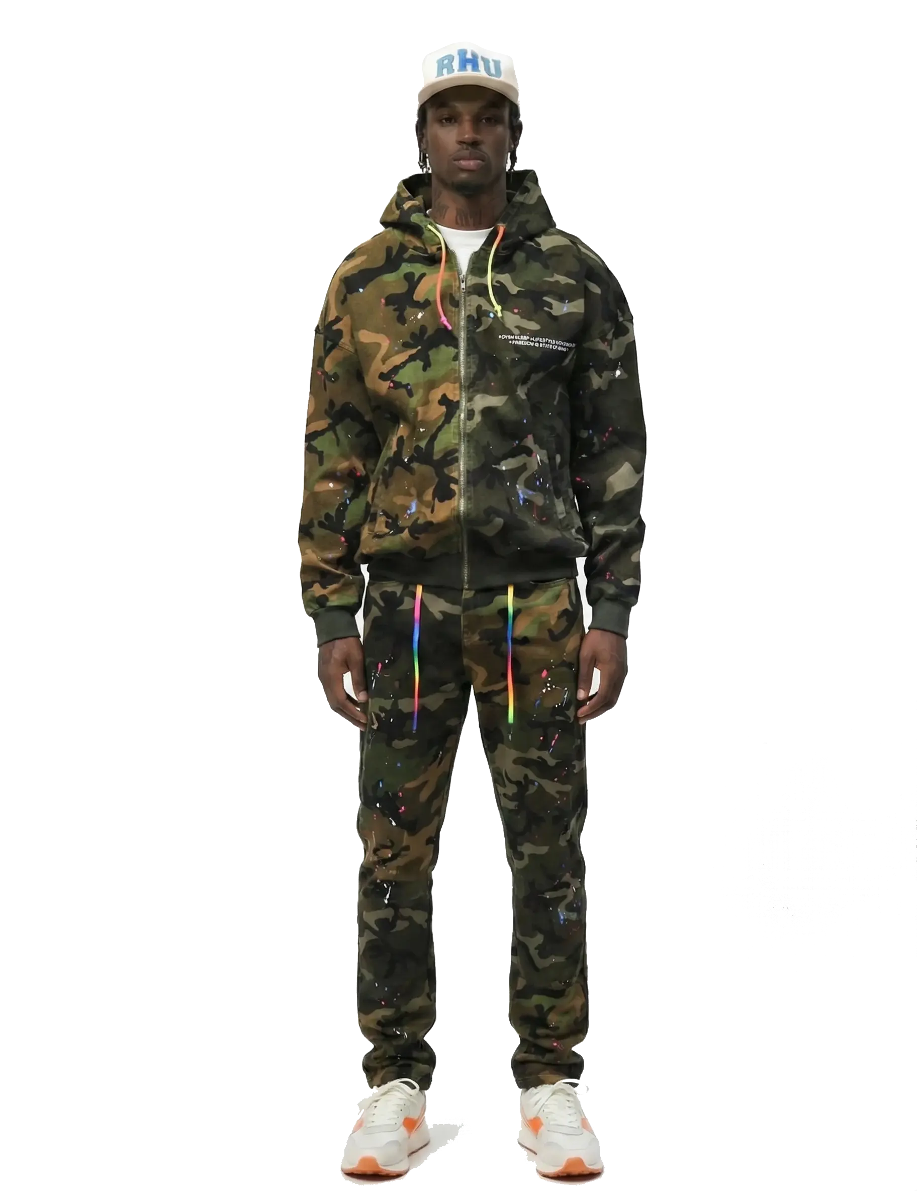 Cypress Mixed Camo Bomber Jacket