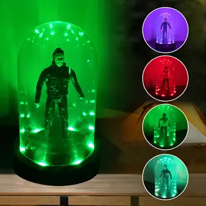 【FaddishDeal】Horror Movie Collection Lamp, Home Decoration Table Lamp, Holiday Ambience Desktop Ornament, Halloween Unique Gift and Decoration.nament, Halloween Unique Gift and Dec.