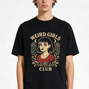 Weird Girls Club Gothic Floral Retro Alt Girl Funny T-Shirt