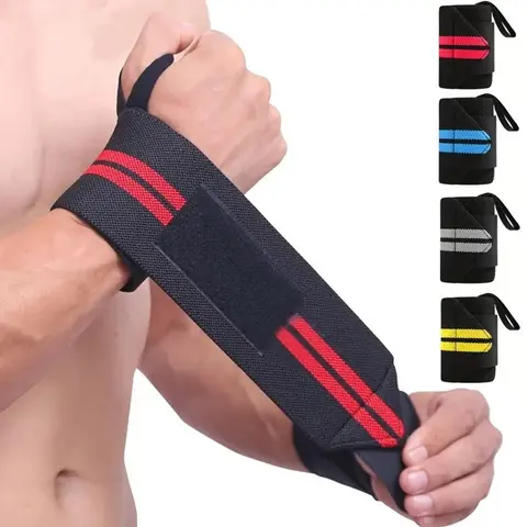 20” Supportive Wrist Wraps 2PCS - Wrist Straps for Weightlifting - Lift Better, Protect Wrist Pain - Adjustable, Durable, Machine Washable - Wrist Wraps for Weightlifting - for Men & Women