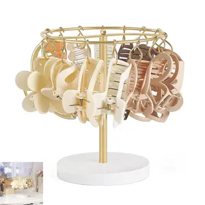 Metal Hair Clip Storage Rack, Desktop Display Stand, Multi-Functional Hair Accessory Organizer, Stylish & Durable Design