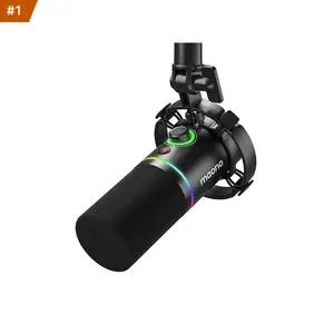 Maono PD200X Studio Audio Interface Sound Card XLR/USB Dynamic Microphones Podcast Equipment Bundles Studio Sound Cards