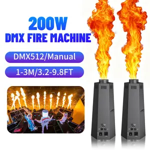 PAIDUN 200W Fire Machine Flame Thrower Projector DMX512 DJ Disco Bar Music Show Event Stage Effect Equipment