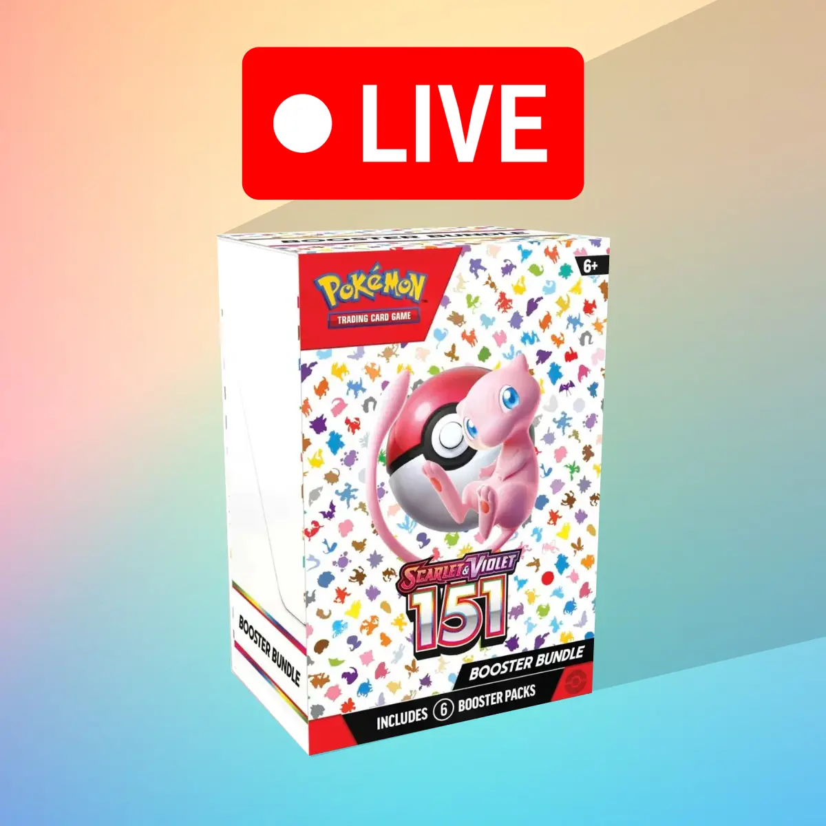 LIVE 151 Booster Bundle Pokemon TCG