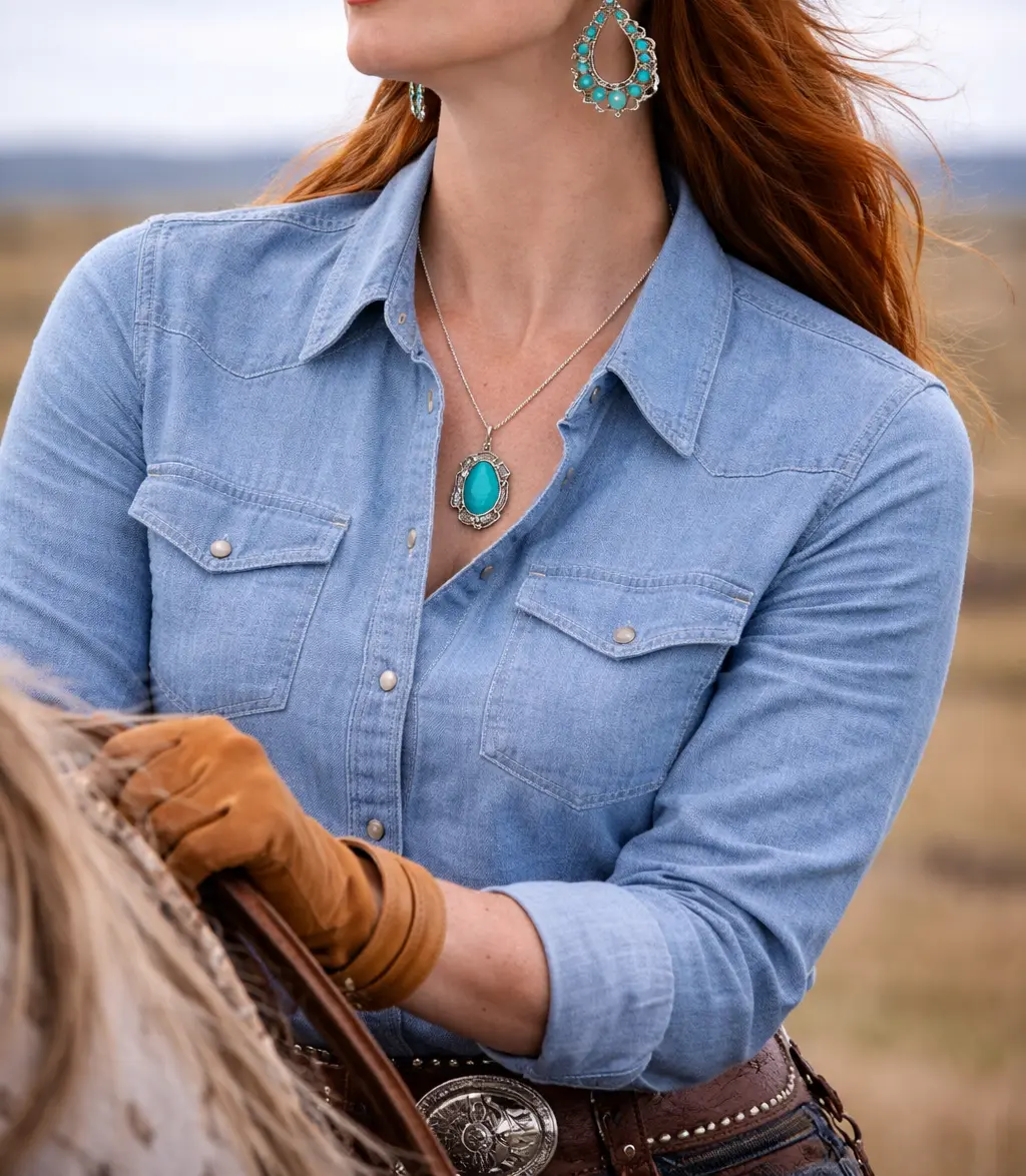 Women's High Sierra Turquoise Necklace - Modern Versatile Accessories, Costume Jewelry for Women, Fashion Accessory, Necklaces For Women