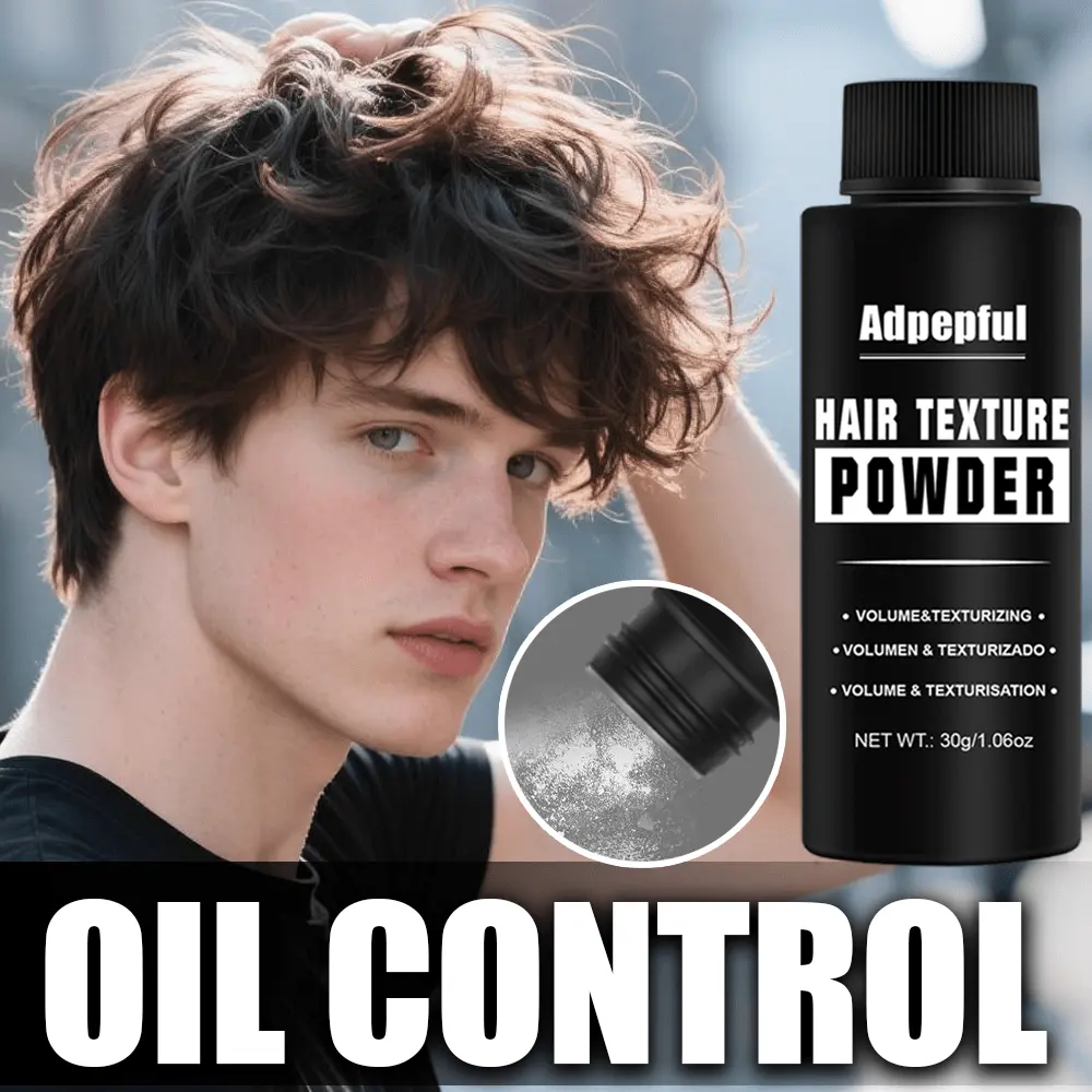 High Performance Texture Powder for Men - Thickening Hair Styling Powder with Strong Hold and Oil Control, Root Lift, Volume, Haircare, Volumizing Texturizing Powder