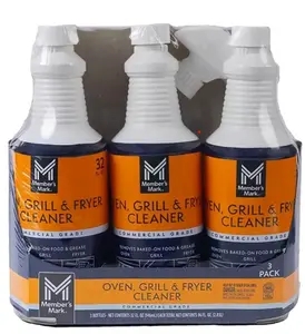 Commercial Oven, Grill & Fryer Cleaner 32 oz. 3 Pack for Effective Cleaning of Cooking Surfaces