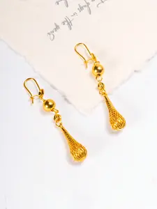 12pcs 24k Drip Earrings, Hypoallergenic Vintage Braided Hollow Ear Hooks, Luxury Daily Wedding Women's Earrings, Unique Design Earrings, Statement Earrings, Earrings Jewelry