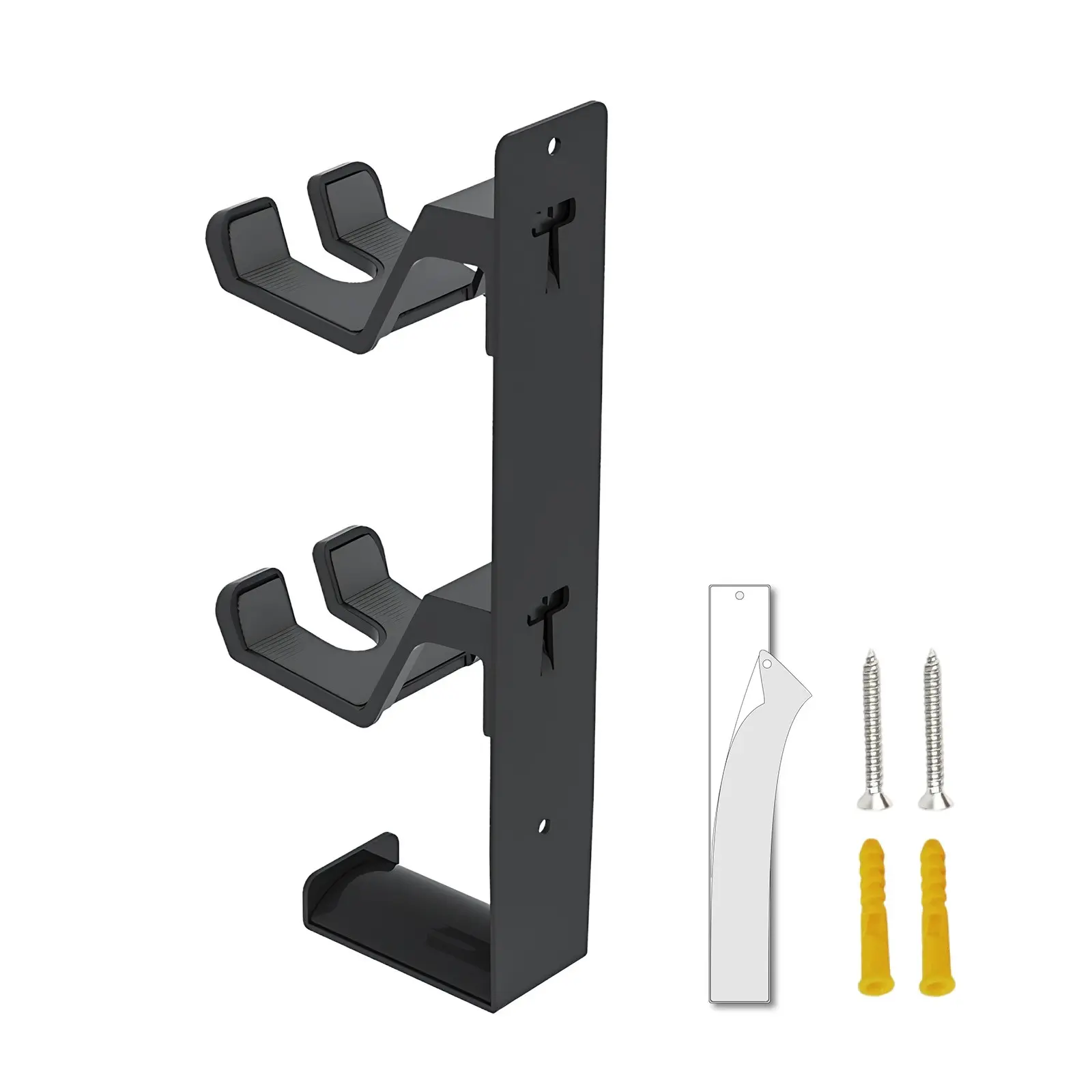 Ps5/xbox Controller Wall Mount Holder Storage Stand, Wall Mountable, Wall Mounted Holder, Dual Handle Metal Rack, No-Drill Nano Glue Installation, Wall Mount Compatible