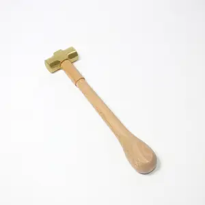 Handmade Brass Jewelry Hammer Tool, High-Quality Craftsmanship, Perfect for Metal Stamping & Engraving Projects, Durable Design, Hand Tools