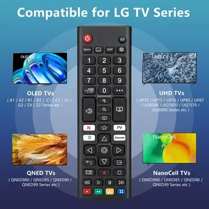 Universal Remote Control Akb76040302, High-Quality Abs, Compatible with Lg Smart Tvs, Models 32lj610v, 43uj634v, 49uj634v, 55uj634v, 65uj634v, 43uj6309