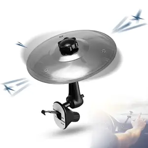 Car Cymbal Air Vent Mini Drum Crash Cymbal for Car Vent Music Lovers Portable Easy to Install Authentic Metallic Resonance Space Saving Design