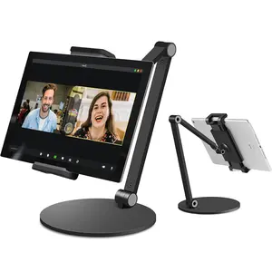 Muha Cell Phone Stand for Desk, Adjustable & Foldable Phone Holder | Adjustable Angle Height, Fully Foldable&Portable, Compatible with Samsung Apple iPhone 17/16/15/14/13/12/Smartphones Folding Mount Cellphone Compact