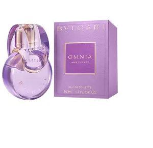 Bvlgari Omnia Amethyst Eau De Toilette EDT Spray 1.7 fl oz 50 ml Floral Scent for Daily Wear