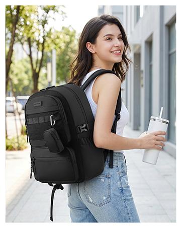 LOVEVOOK College Laptop Backpack, 15.6" Padded Daypack Trolley Sleeve, 14 Pockets, Waterproof Work Bag for Nurse Teacher Office Daily Commute with Accessory Pouch LOVEVOOK College Laptop Backpack, 15.6" Padded Daypack Trolley Sleeve, 14 Pockets, Waterproof Work Bag for Nurse Teacher Office Daily Commute with Accessory Pouch