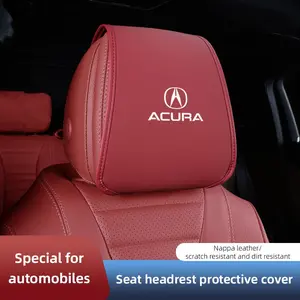 2Pcs Car Pillowcase Car Supplies Headrest Cover For Acura ADX RDX ZDX Integra NSX MDX TLX CDX ILX RLX TL RL