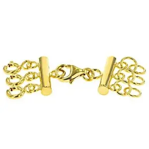 JTV 14K Yellow Gold Over Sterling Silver 5mm Layering Clasp