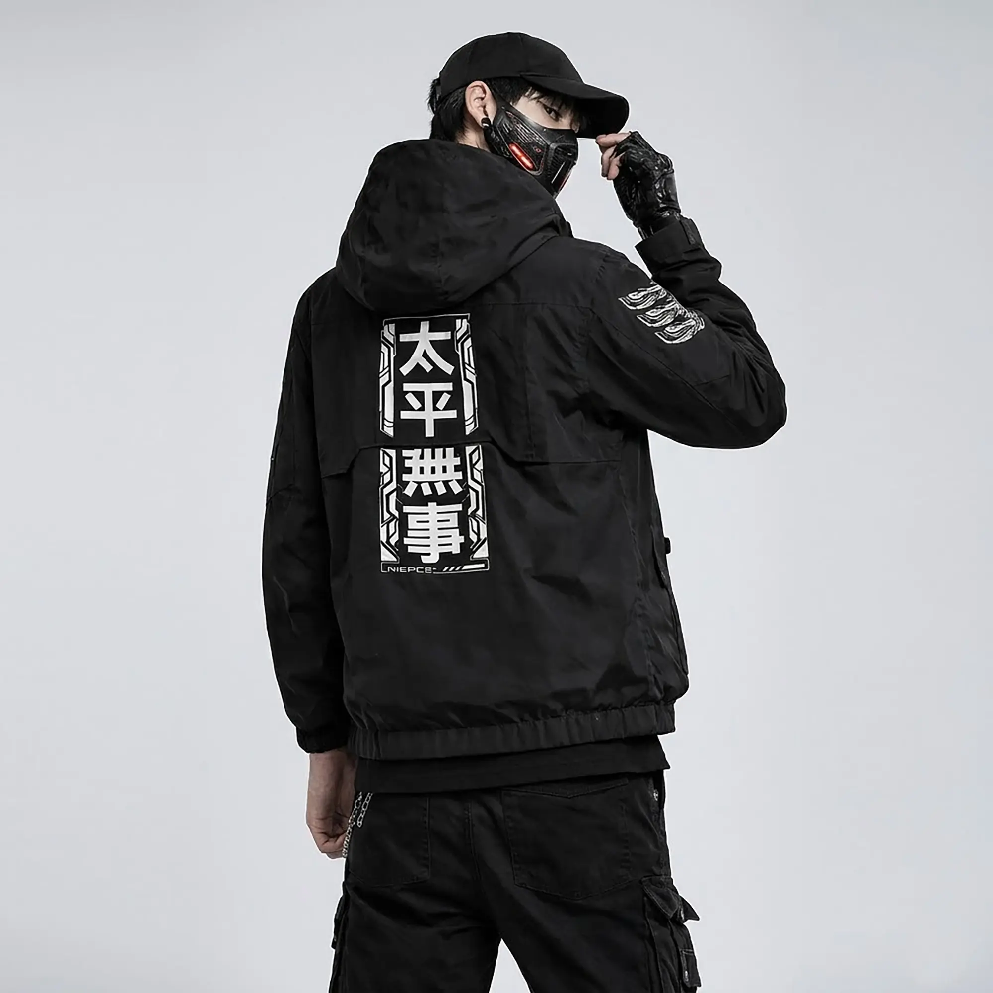 Niepce Japanese Techwear Combat Windbreaker Jackets for Men