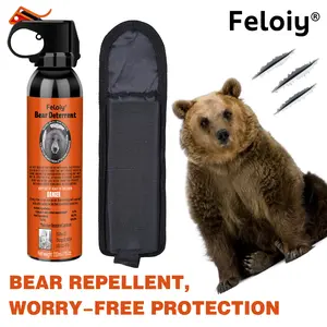 Bear repellent spray with pocket, hiking, camping, and wilderness protective gear, 11 Oz