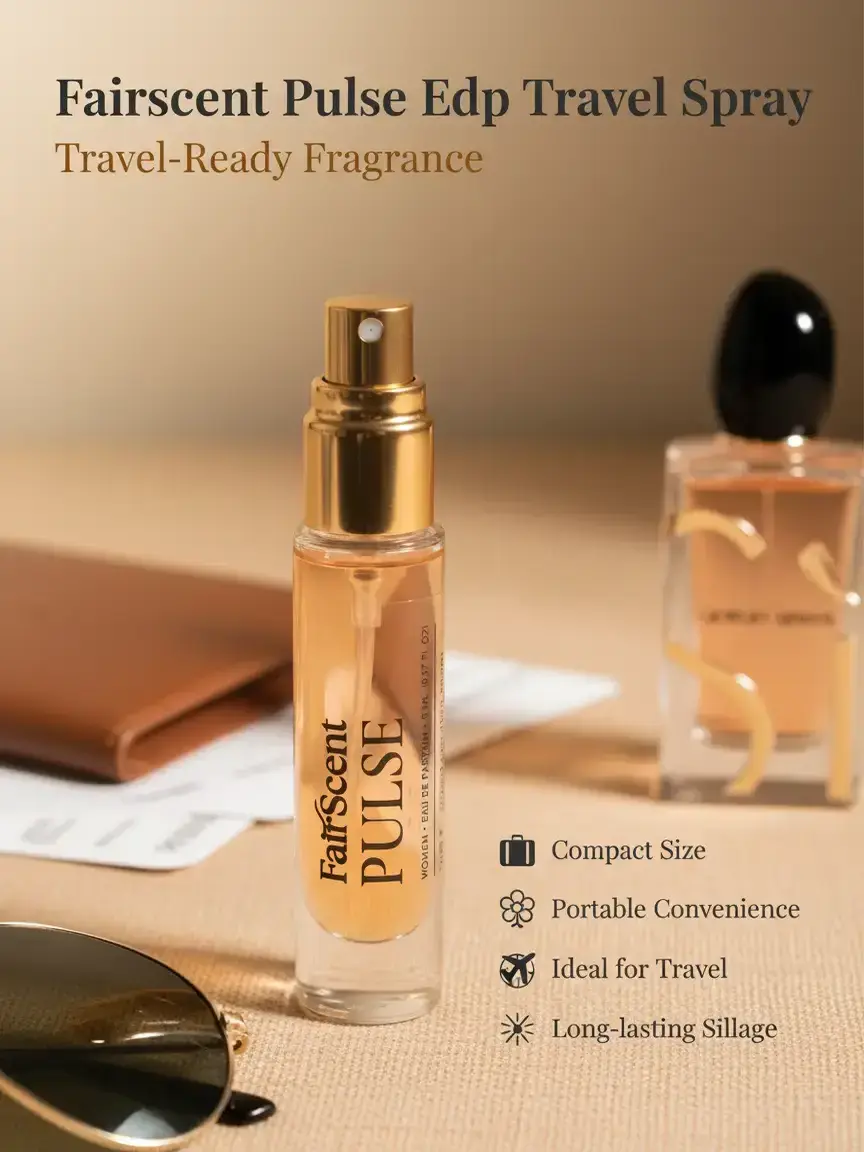 FairScent Si Eau de Parfum Travel Spray for Women - Chypre Floral & Citrus Perfume for Daily Wear, 5 mL / 0.17 oz Decant, Adults, Feminine Energy, Single Item, Fruity, Liquid, Affordable Luxury, Rose, Edp, Blackcurrant, 5Ml/0.17Oz