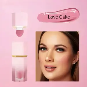 Long Lasting Liquid Blush, Easy Cheeks Contour Liquid Blush, Natural Look Blush for Daily Makeup, Mother’s Day Gift