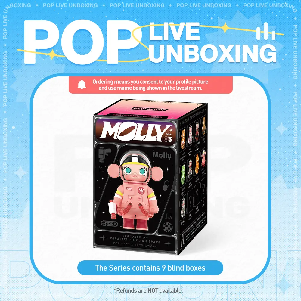 [POP NOW]MEGA SPACE MOLLY 100% Series 3 POP MART