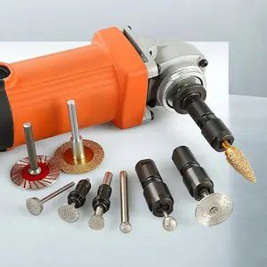 6/3mm Angle Grinder Modified Adapter To Straight Grinder Chuck For 100-type Angle Grinder M10 Thread grinding, polishing, cutting Angle Grinding Tools