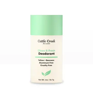 Natural Tallow Deodorant | Aluminum-Free | Long-Lasting Odor Protection | Non-Toxic, Sensitive Skin Safe | Moisturizing & Non-Sticky | Grass-Fed Tallow | No White Residue | Clean, All-Natural Ingredients | Available in Multiple Scents