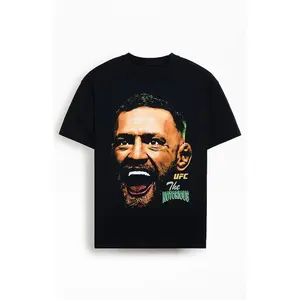 UFC Men's Conor McGregor Collage Graphic Tee – Unisex Fighter T-Shirt, Streetwear Casual Summer Camiseta Verano, MMA Fight Night Top, TikTok Viral Style, Gift for Fans & Fighters