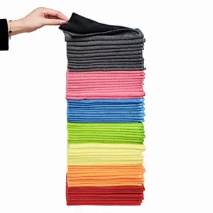 7-Color Microfiber Cleaning Cloth Set, Reusable Absorbent Towels for Car, Car Wash Towel, Home, Kitchen, Multi-Purpose Cleaning Tool, High Absorption Fabric, Car Cleaning Supplies
