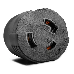 WEN GNA530 TT-30P RV Plug to NEMA L5-30R Twist-Lock Outlet 120V 30-Amp 3600-Watt Adapter