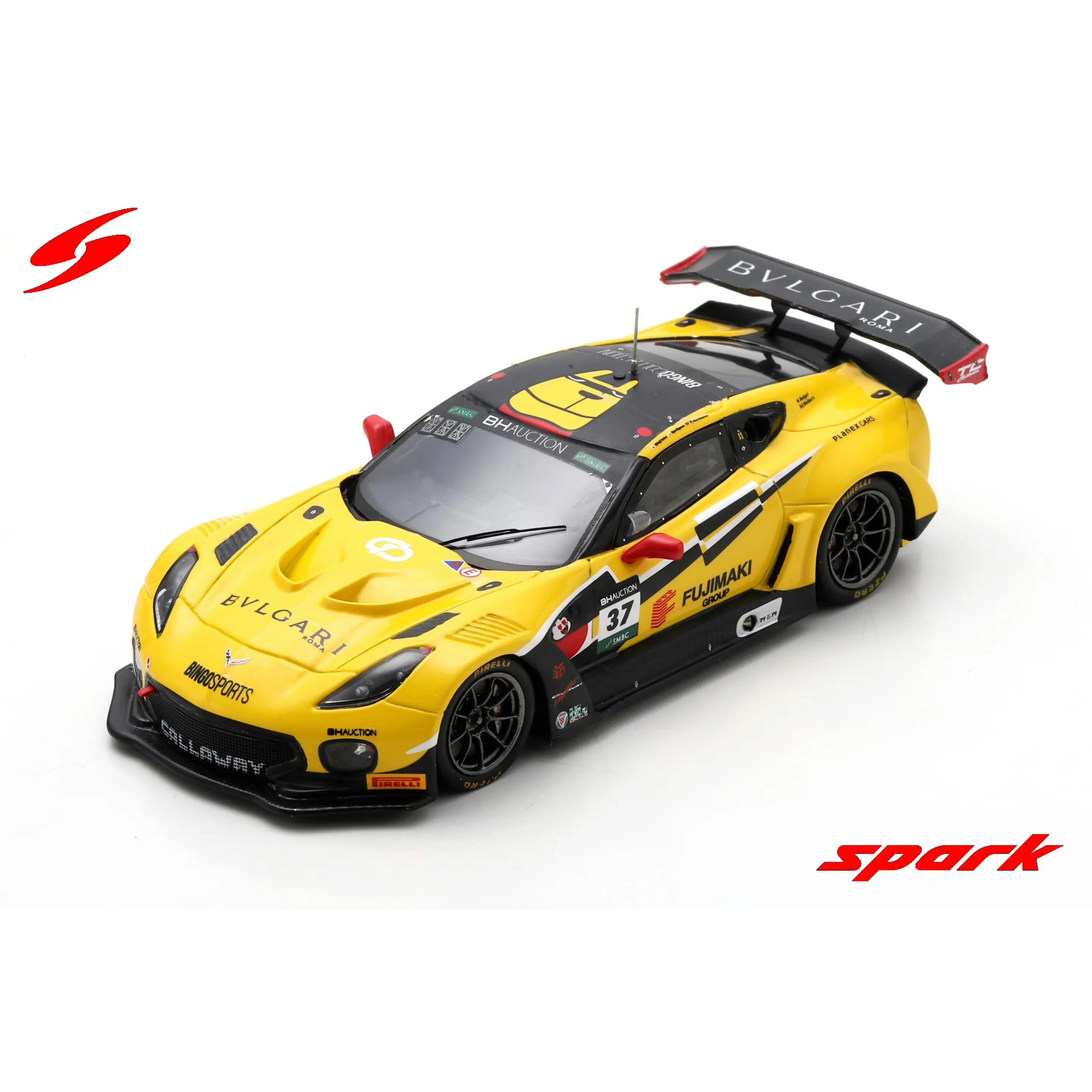 Callaway Corvette C7 GT3-R No.37 Callaway Competition with BINGORACING - Suzuka 10H 2019 - S. Takei - R. Ogawa - M. Pommer 1:43