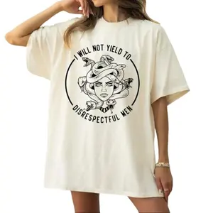 I Will Not Yield To Disrespectful Men T-Shirt, AOC Quote Tee, AOC Shirt, Liberal Feminist Protest Shirt, Resist Shirt, Women's Right Hoodie Streetwear