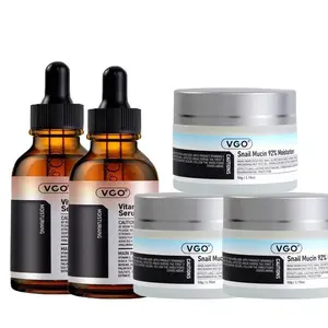 VGO Vitamin C Serum with 92% Snail Mucin Gel Cream – Hydration, Daily Skin Repair (30ml / 60ml)