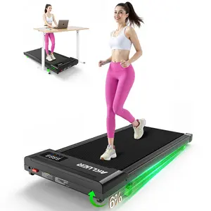 【Low-noise Motor】Summer Vibes  Under Desk Treadmill with 6% Incline Walking Jogging Machine for Home and Office, 2 in 1 Desk Walking Treadmill with Incline